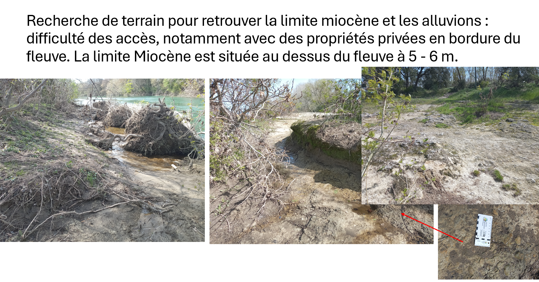Affleurement Miocène M1a