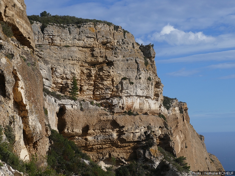 Falaises soubeyranes vues depuis le belvédère de Cassis