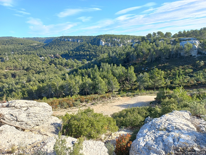 Pas de Bellefille vu depuis la Couronne de Charlemange