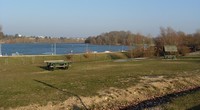 Vue de la Loire depuis l'île Charlmagne.