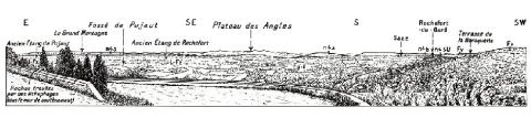 (D'après B. Gèse. Guides Géologiques Régionaux : Languedoc méditerranéen - Montagne Noire. Masson 1979)
